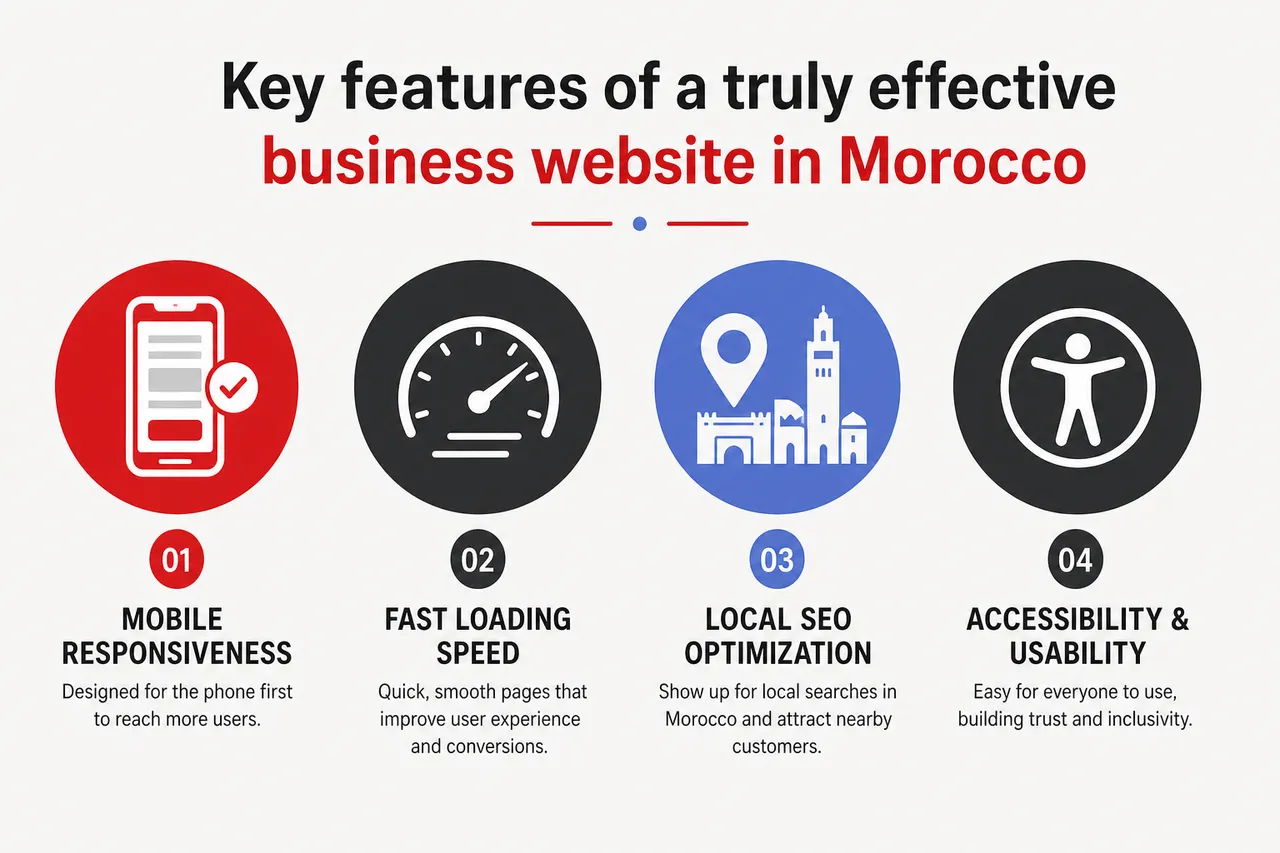 What Makes a Business Website Truly Effective Today on Morocco , Key features of a truly effective business website in Morocco