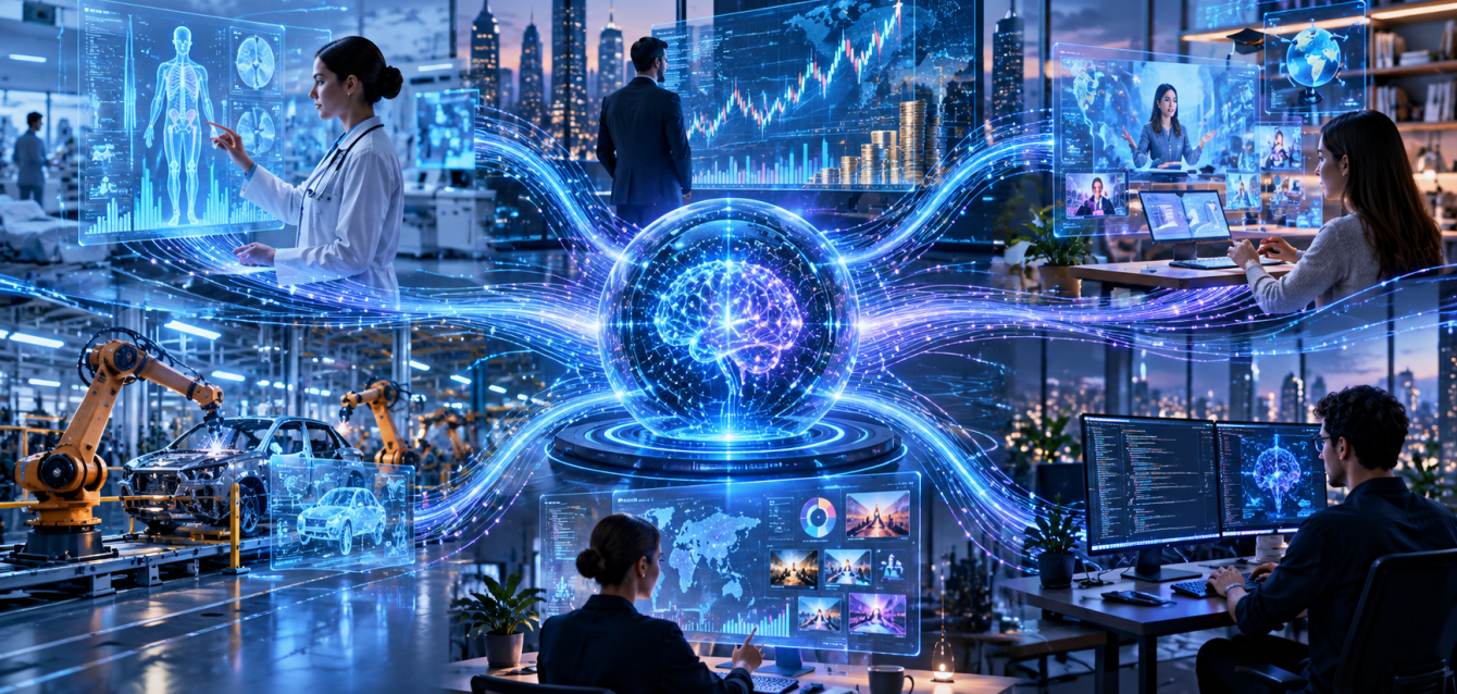 L'intelligence artificielle va transformer les secteurs de la santé, de la finance, de l'éducation, de l'industrie et des affaires en 2026